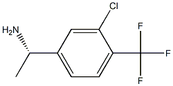 (1S)-1-[3-CHLORO-4-(TRIFLUOROMETHYL)PHENYL]ETHYLAMINE结构式