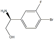 (2S)-2-AMINO-2-(4-BROMO-3-FLUOROPHENYL)ETHAN-1-OL structure