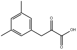 3-(3,5-dimethylphenyl)-2-oxopropanoic acid结构式