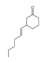 3-<(E)-1-Hexenyl>cyclohexanone结构式