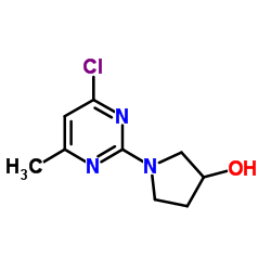 1-(4-Chloro-6-methyl-2-pyrimidinyl)-3-pyrrolidinol图片