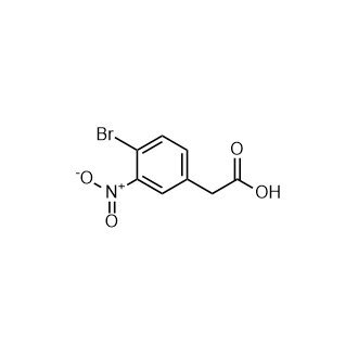 2-(4-Bromo-3-nitrophenyl)aceticacid structure