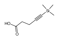 5-trimethylsilyl-pent-5-yn-1-oic acid结构式