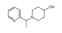 1-(1-Pyridin-2-yl-ethyl)-piperidin-4-ol结构式