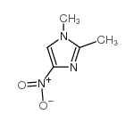 1,2-DIMETHYL-4-NITRO-1H-IMIDAZOLE structure