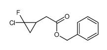 benzyl 2-(2-chloro-2-fluorocyclopropyl)acetate Structure