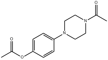 4-(4-乙酰基哌嗪-1-基)苯基 乙酸酯图片