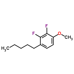 2,3-Difluoro-1-methoxy-4-pentylbenzene structure