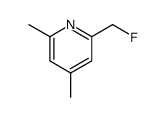 Pyridine, 2-(fluoromethyl)-4,6-dimethyl- (9CI) Structure