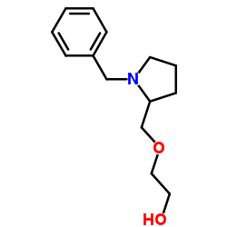 2-[(1-Benzyl-2-pyrrolidinyl)methoxy]ethanol结构式