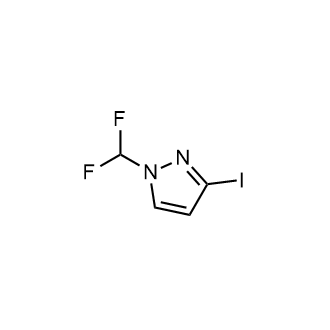 1-(二氟甲基)-3-碘-1H-吡唑结构式