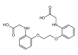 2-[2-[2-[2-(carboxymethylamino)phenoxy]ethoxy]anilino]acetic acid结构式