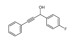 1-(4-fluorophenyl)-3-phenylprop-2-yn-1-ol Structure