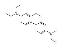 2-N,2-N,7-N,7-N-tetraethyl-9,10-dihydrophenanthrene-2,7-diamine Structure