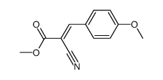 (S)-(E)-methyl 2-cyano-3-(4-methoxyphenyl)acrylate结构式