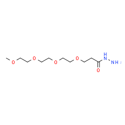 m-PEG4-hydrazide Structure