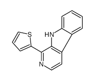 1-thiophen-2-yl-9H-pyrido[3,4-b]indole结构式