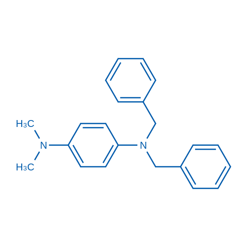 N1,N1-Dibenzyl-N4,N4-dimethylbenzene-1,4-diamine结构式