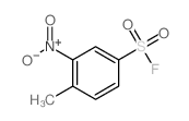 Benzenesulfonyl fluoride, 4-methyl-3-nitro- Structure