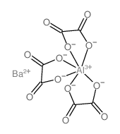 Aluminate(3-),tris[ethanedioato(2-)-O,O']-, barium(2:3), (OC-6-11)- (9CI)结构式