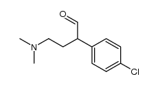 2-(4-chlorophenyl)-4-(dimethylamino)butanal结构式