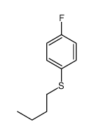 1-butylsulfanyl-4-fluorobenzene Structure