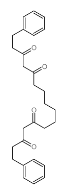 1,16-diphenylhexadecane-3,5,12,14-tetrone Structure