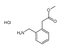 METHYL 2-(2-(AMINOMETHYL)PHENYL)ACETATE HYDROCHLORIDE Structure