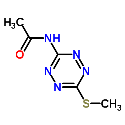 Acetamide,N-[6-(methylthio)-1,2,4,5-tetrazin-3-yl]- picture