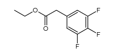 ethyl (3,4,5-trifluorophenyl)acetate结构式