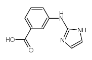 3-(1H-IMIDAZOL-2-YLAMINO)-BENZOIC ACID结构式