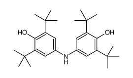 2,6-ditert-butyl-4-(3,5-ditert-butyl-4-hydroxyanilino)phenol Structure