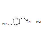 2-[4-(Aminomethyl)phenyl]acetonitrile Hydrochloride Structure