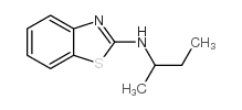 Benzothiazole, 2-(sec-butylamino)- (8CI) Structure