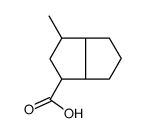 3-methyl-1,2,3,3a,4,5,6,6a-octahydropentalene-1-carboxylic acid结构式