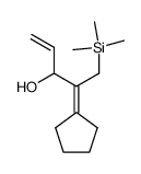 4-cyclopentylidene-5-(trimethylsilyl)pent-1-en-3-ol结构式