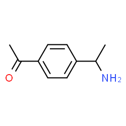 Ethanone, 1-[4-(1-aminoethyl)phenyl]- (9CI) Structure