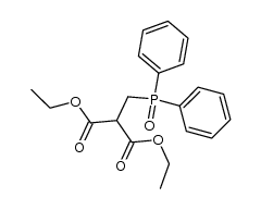 Diaethyl[(diphenylphosphinyl)methyl]malonat结构式