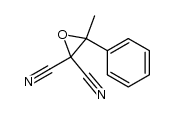 2,2-dicyano, 3-methyl-3-phenyloxirane Structure