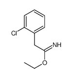 2-(2-CHLORO-PHENYL)-ACETIMIDIC ACID ETHYL ESTER Structure