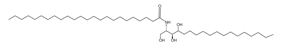 C24 Phytoceramide (t18:0/24:0)结构式