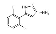 5-(2,6-二氟苯基)-1H-吡唑-3-胺结构式