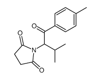 1-(3-methyl-1-oxo-1-(p-tolyl)butan-2-yl)pyrrolidine-2,5-dione Structure