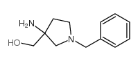 (3-amino-1-benzylpyrrolidin-3-yl)methanol Structure