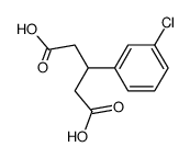 acide (chloro-3 phenyl)-3 glutarique Structure