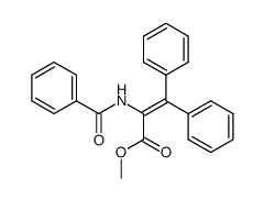 methyl 2-benzamido-3,3-diphenylacrylate Structure