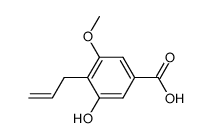 4-allyl-3-hydroxy-5-methoxybenzoic acid picture