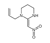 2-(nitromethylidene)-1-prop-2-enyl-1,3-diazinane结构式