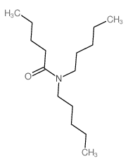 Pentanamide,N,N-dipentyl- structure