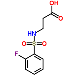 3-(2-FLUORO-BENZENESULFONYLAMINO)-PROPIONIC ACID picture